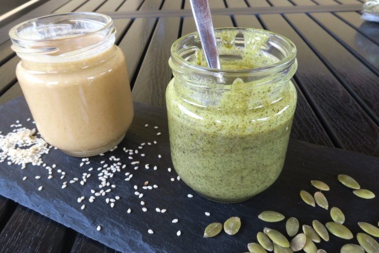 Home Made Low Carb Tahini Two Ways