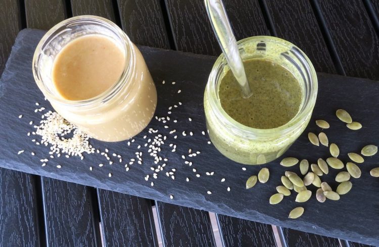 Home Made Low Carb Tahini Two Ways