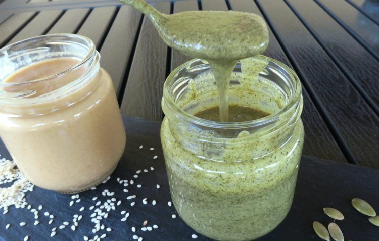 Home Made Low Carb Tahini Two Ways
