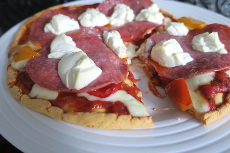 Low Carb, Dairy & Nut Free Thin Crust Pizza