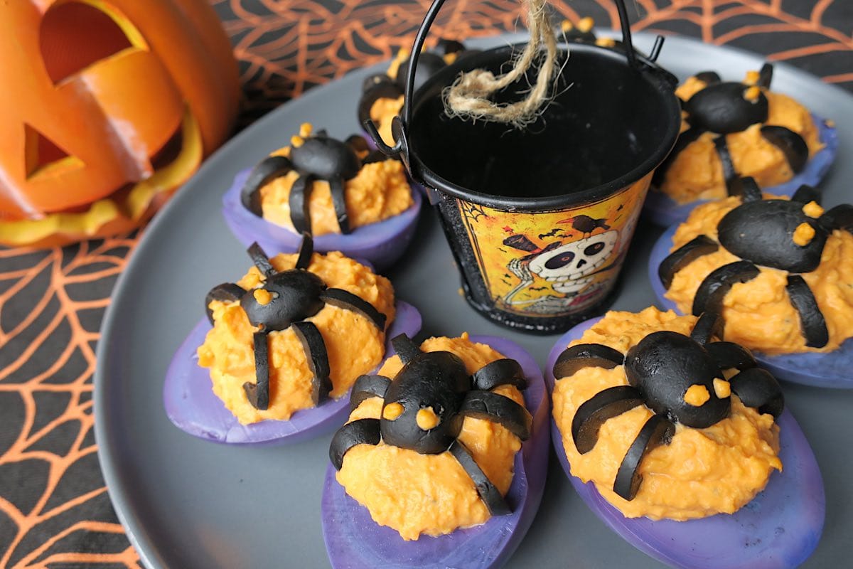 Low Carb Roasted Pumpkin Deviled Eggs