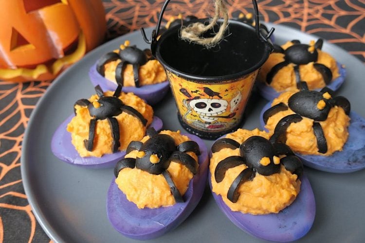 Low Carb Roasted Pumpkin Deviled Eggs