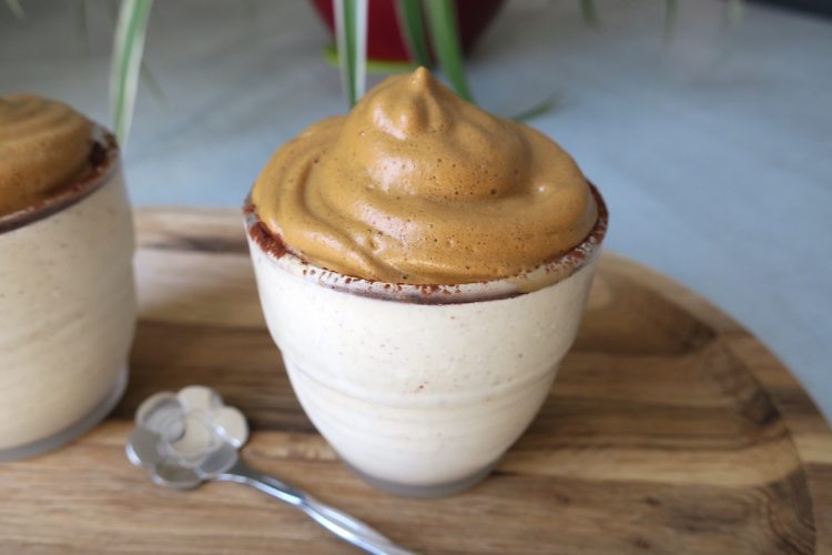 Dalgona Whipped Coffee Almond Frappuccino