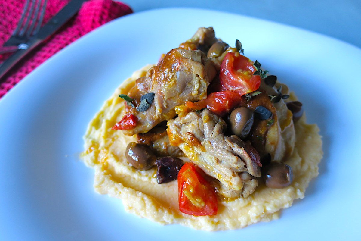 Keto Ligurian Chicken with Olives and Cherry Tomatoes