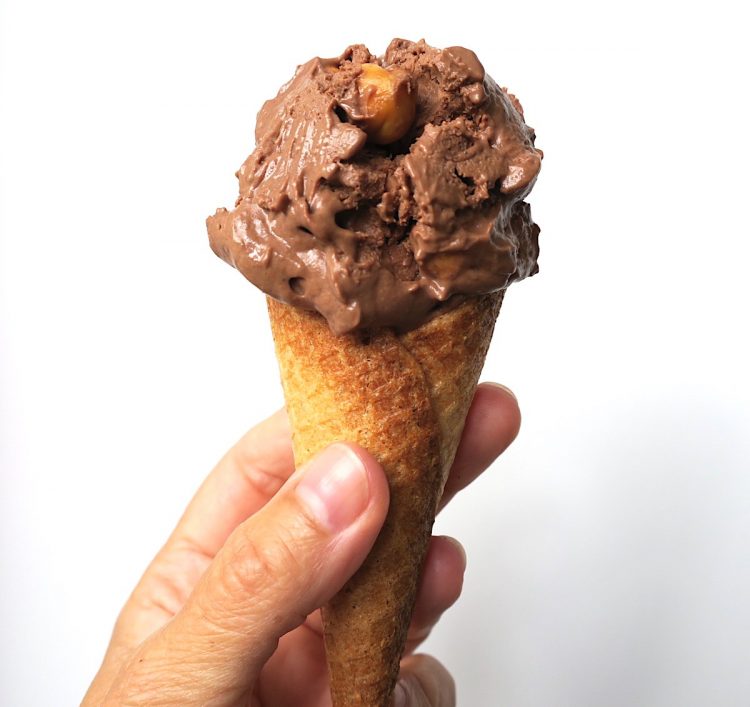 Keto Chocolate Hazelnut Ice Cream (Bacio Gelato)