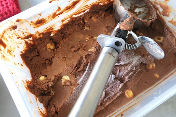 Keto Chocolate Hazelnut Ice Cream (Bacio Gelato)