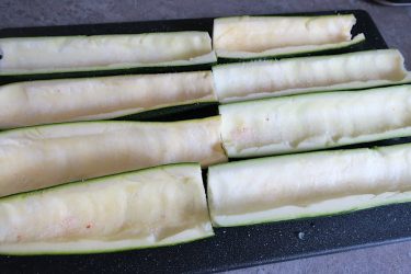 Low Carb Ricotta Stuffed Zucchini Boats