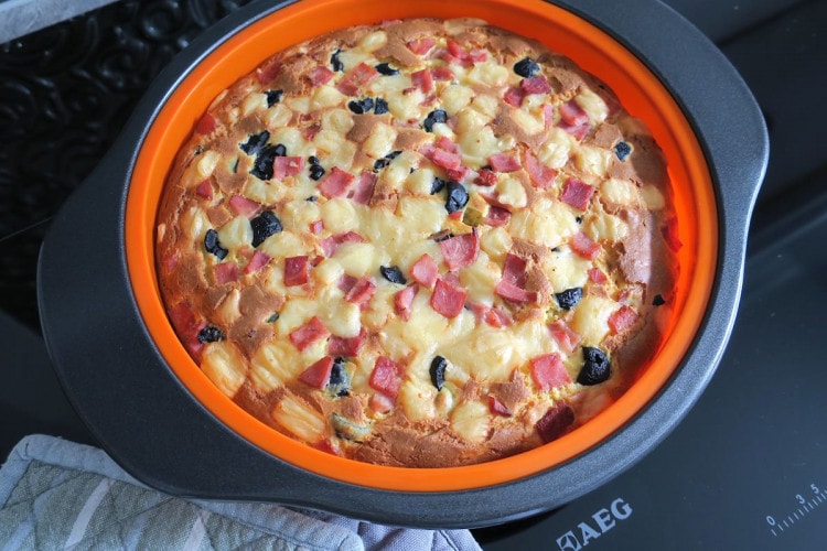 Keto Savoury Breakfast Sponge Cake