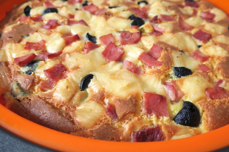 Keto Savoury Breakfast Sponge Cake