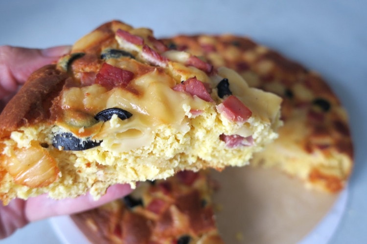 Keto Savoury Breakfast Sponge Cake