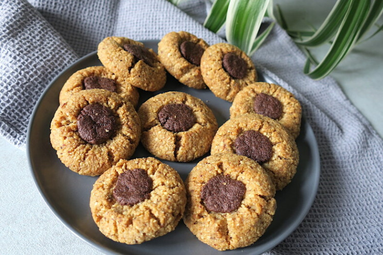 No Sugar & No Flour Keto Thumbprint Cookies
