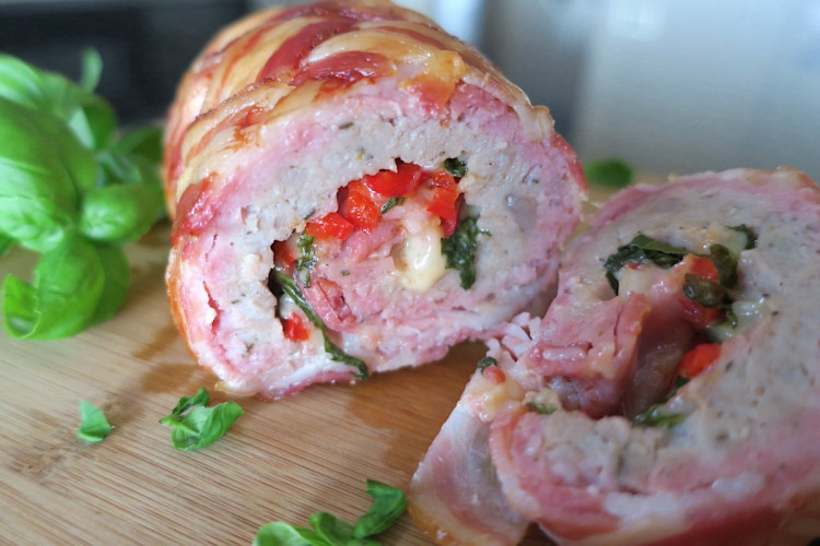 Italian-Style Keto Bacon Bomb