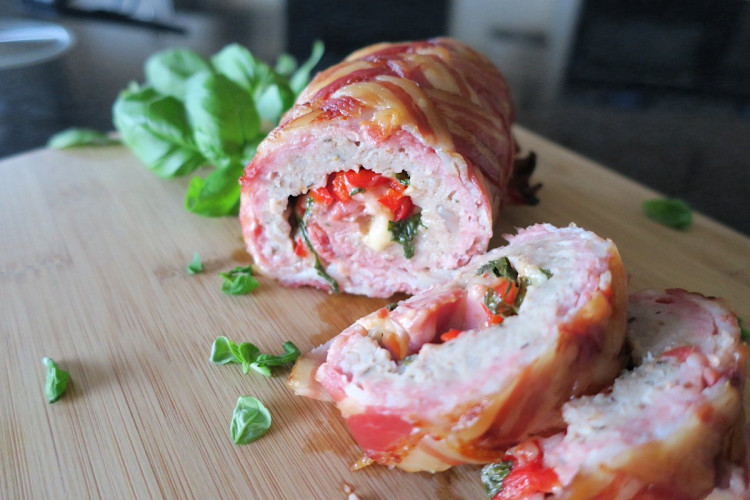 Italian-Style Keto Bacon Bomb