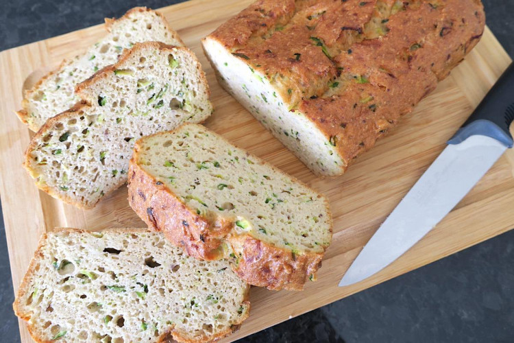 Keto Savoury Zucchini Loaf